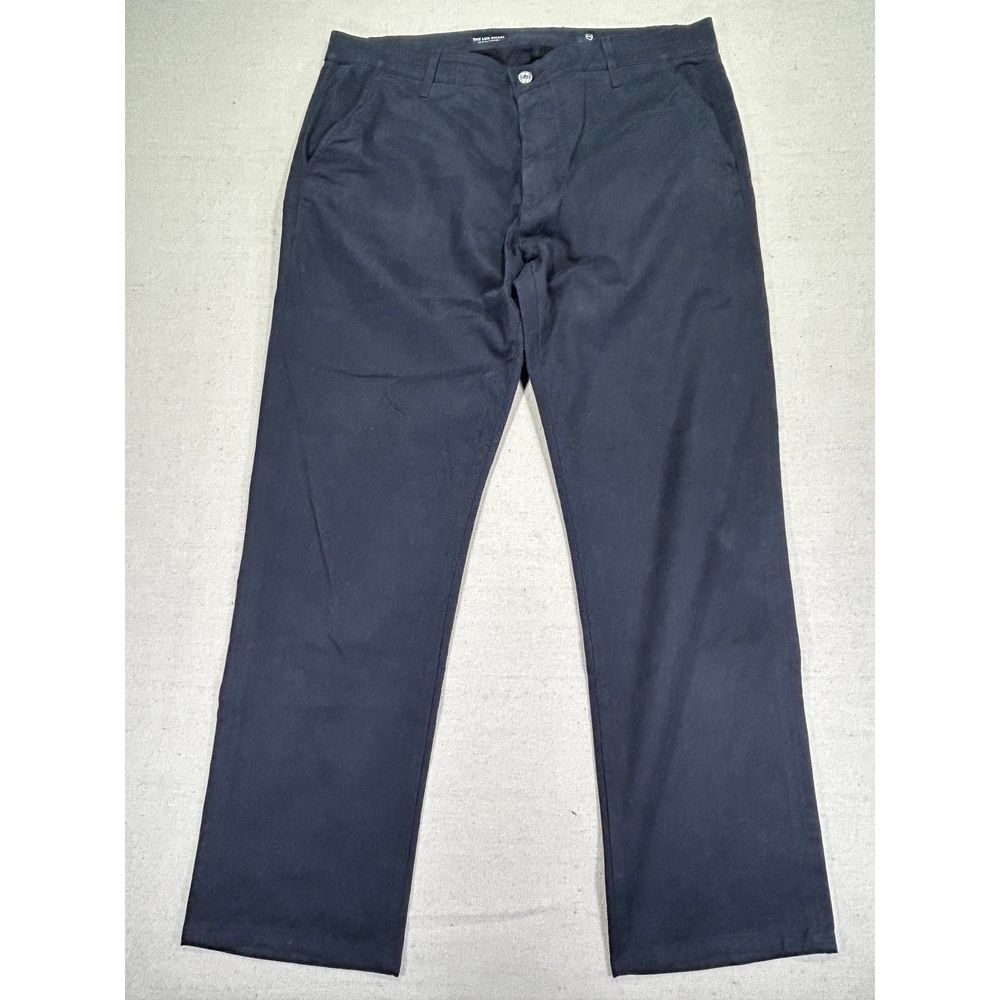 AG Adriano Goldschmied 36R‎ Navy Blue The Lux Khaki Tailored Trouser